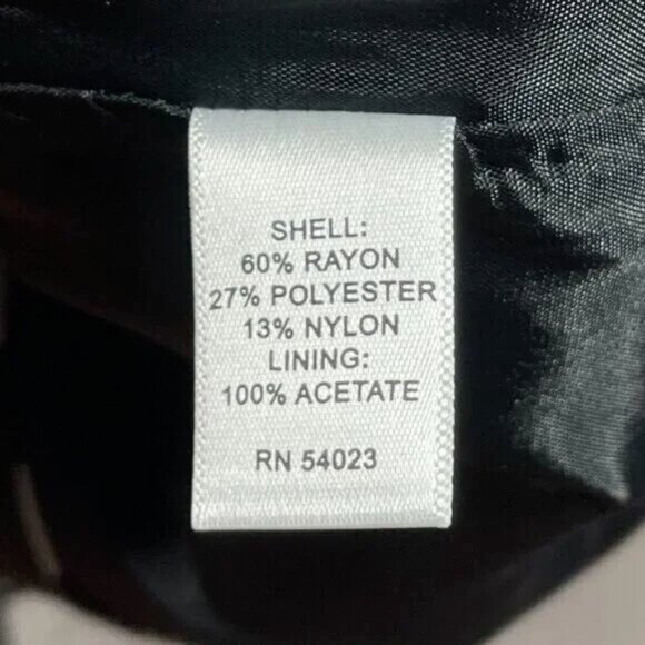 NEW Banana Republic Skirt Womens 2 Black White Stripe Pencil preppy corp - Picture 6 of 10